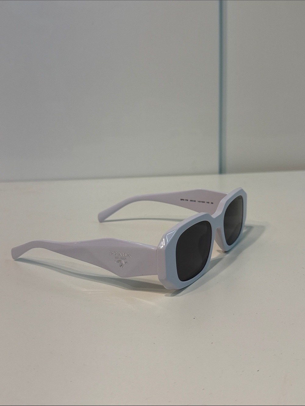 Like new Women’s PRADA white sunglasses